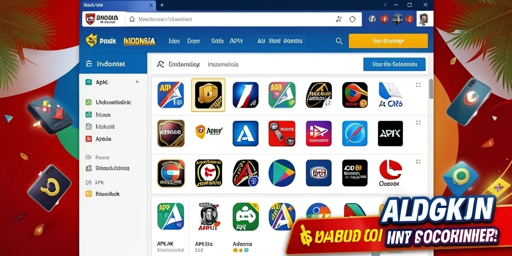 Tampilan menu utama yang menarik dan user-friendly.