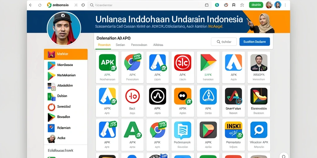 Tampilan antarmuka yang modern dan menarik.