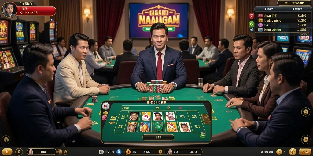 Tampilan karakter yang menarik dan beragam.
