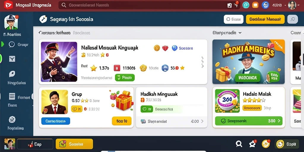 Tampilan karakter utama yang memukau.