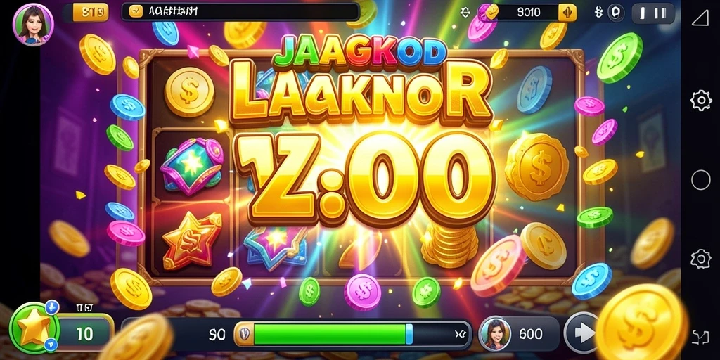 Screenshot menunjukkan gameplay seru DUNIA777.