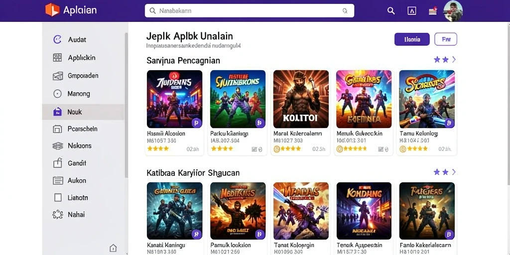 Screenshot menunjukkan karakter utama dalam aksi.
