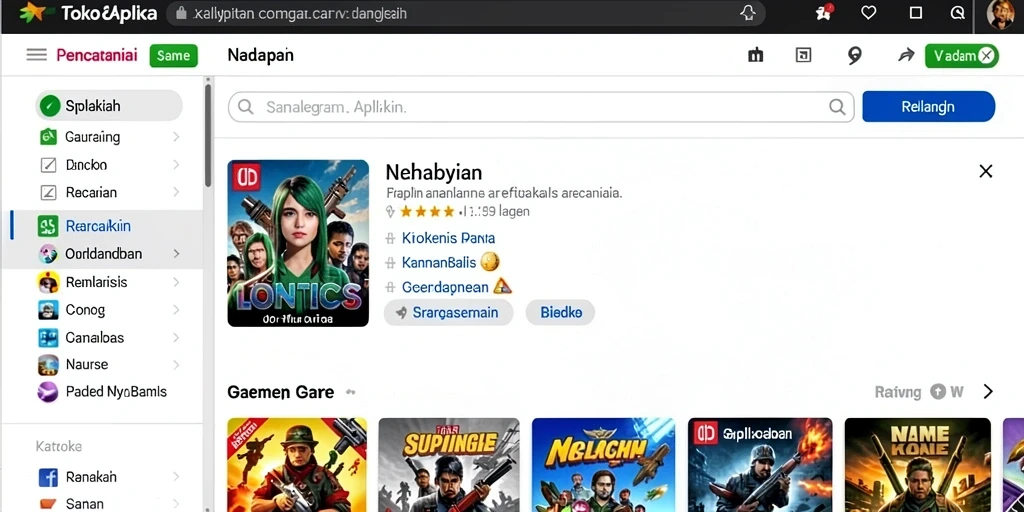Tampilan karakter utama dalam aksi mendebarkan.