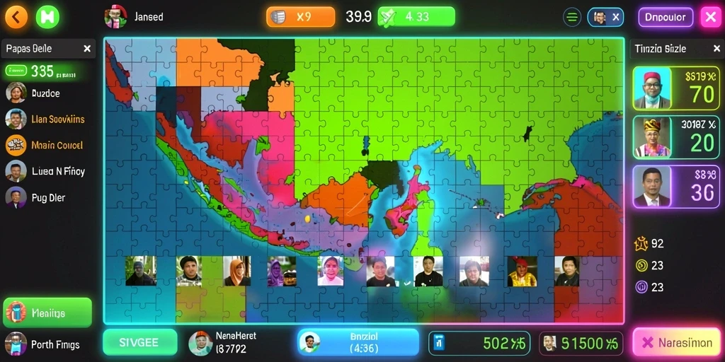 Screenshot menunjukkan tampilan awal permainan yang menawan.