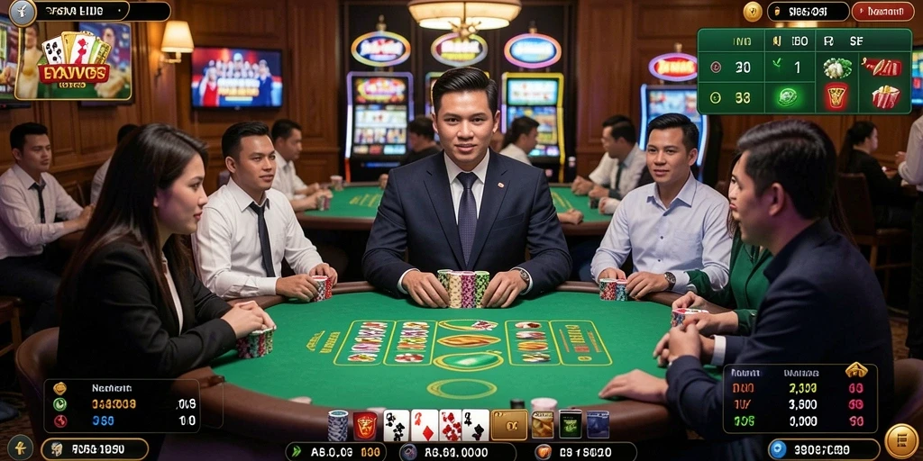Tampilan menarik dari permainan slot klasik.