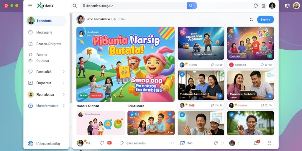 Tampilan permainan slot yang menarik.