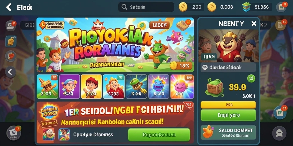 Tampilan awal game ORCA128 yang menarik perhatian.