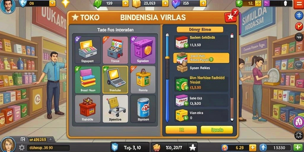 Tampilan antarmuka pengguna yang menarik dan intuitif.
