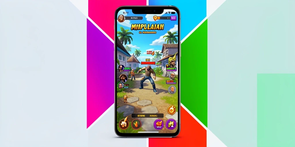 Karakter utama yang menonjol dengan desain unik.