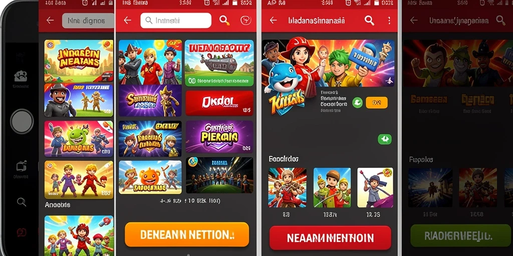Menampilkan tampilan awal permainan dengan grafik yang menawan.