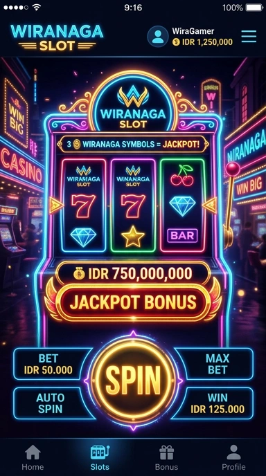 Galeri pratinjau visual wiranaga build APK resmi terbaru